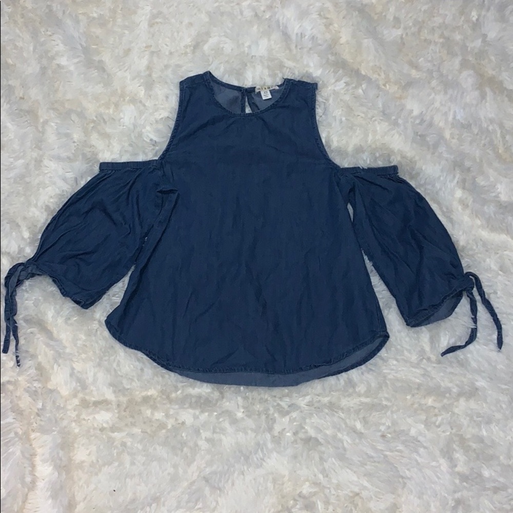 MIAMI denim top